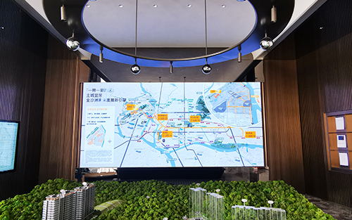 展廳led顯示屏應用，展廳led顯示屏效果圖